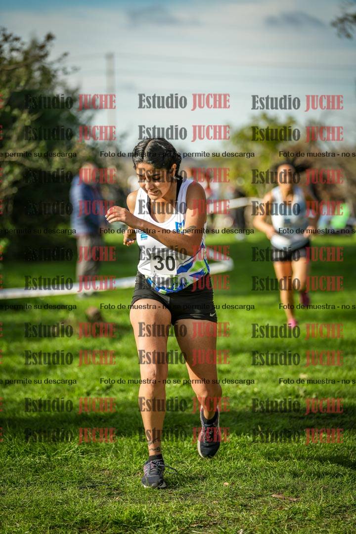Fotos de la llegada del cross de 4000 m - mujeres