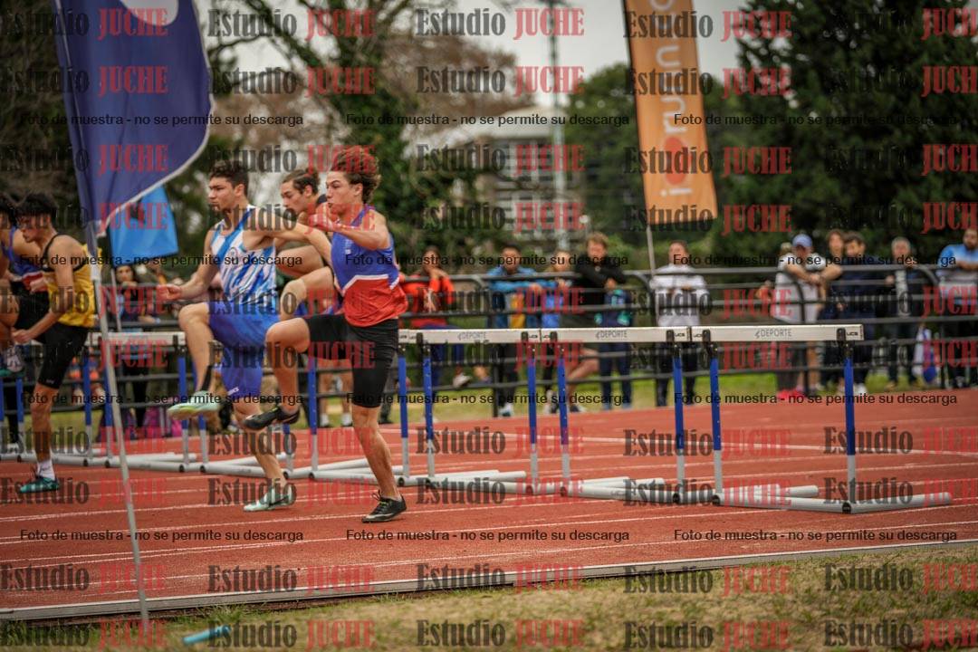 Fotos de los 110 m con vallas de varones