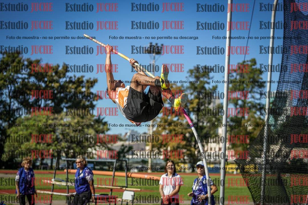 Fotos del salto con garrocha de mujeres y varones