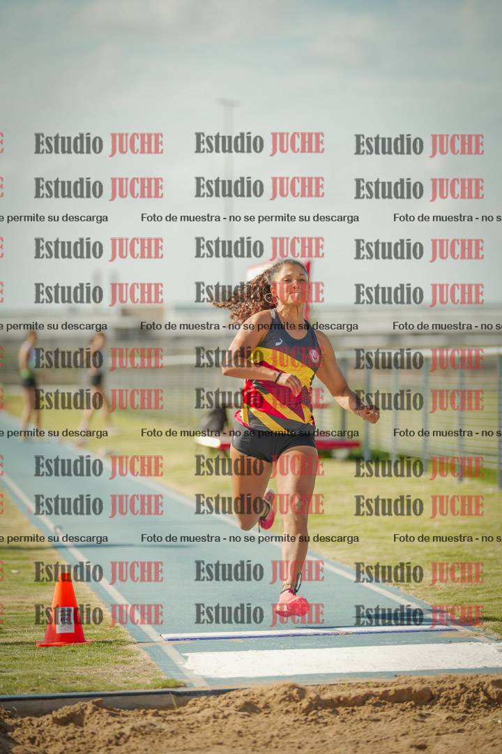 Fotos del salto en largo de mujeres