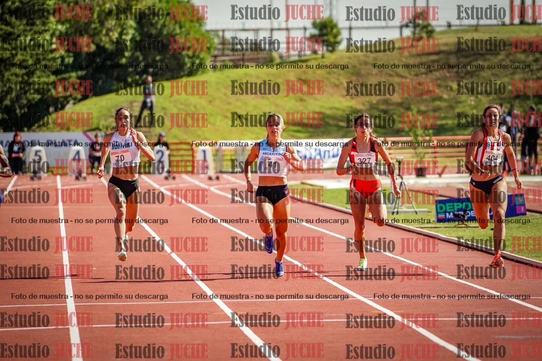 Fotos de los 100 m de mujeres
