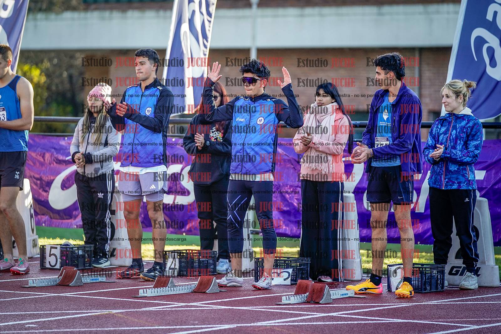 Fotos de los 110 m con vallas de varones - decatlón 6