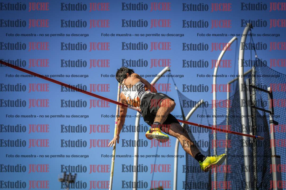 Fotos del salto con garrocha de mujeres y varones
