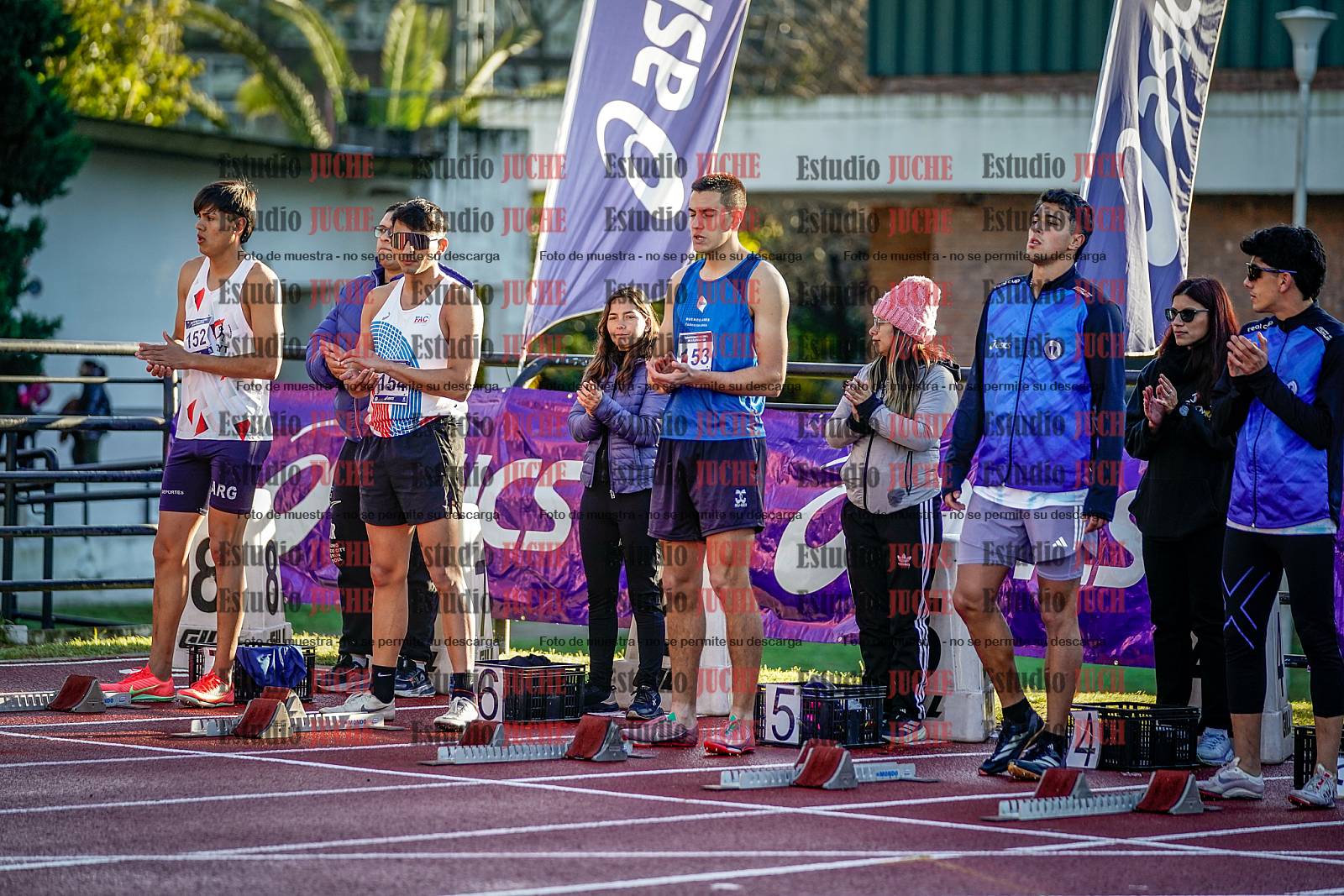 Fotos de los 110 m con vallas de varones - decatlón 6