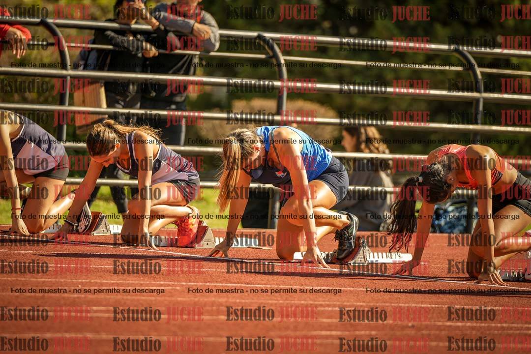 Fotos de los 100 m llanos de mujeres