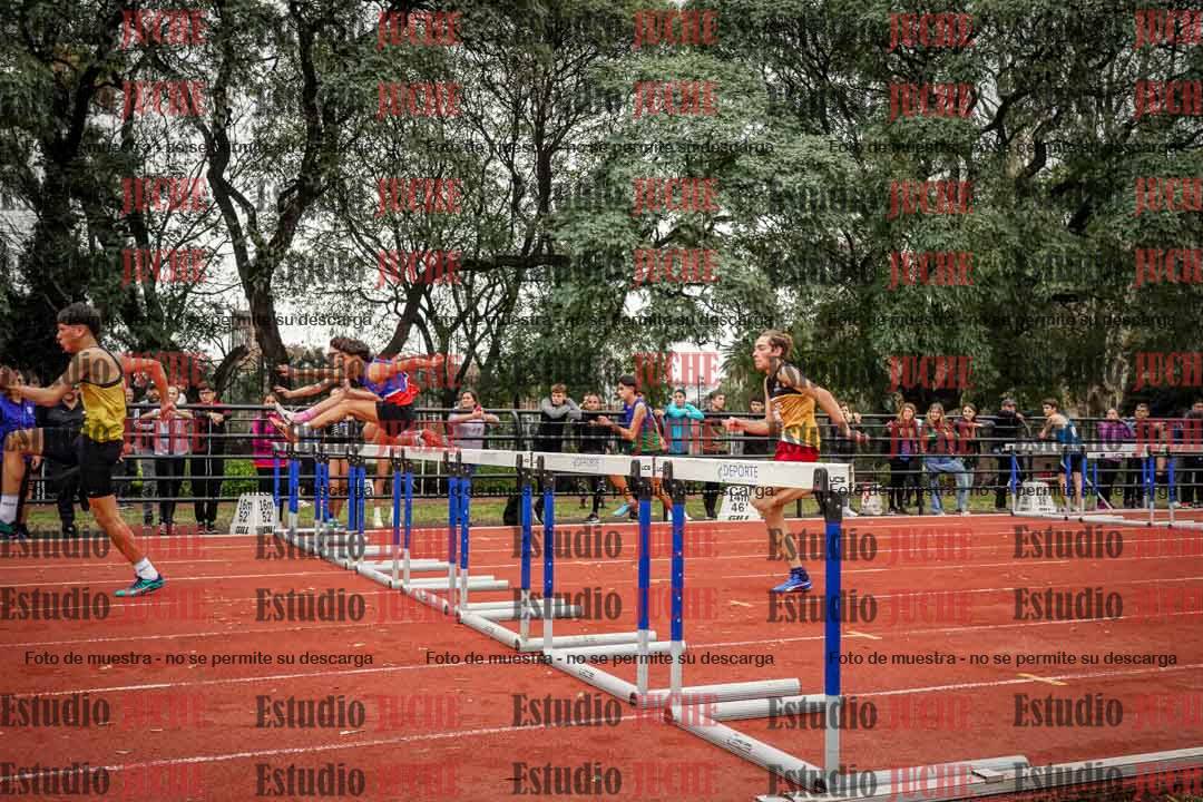 Fotos de los 110 m con vallas de varones