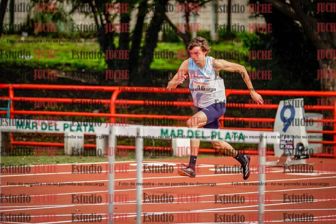 Fotos de los 110 m con vallas de varones