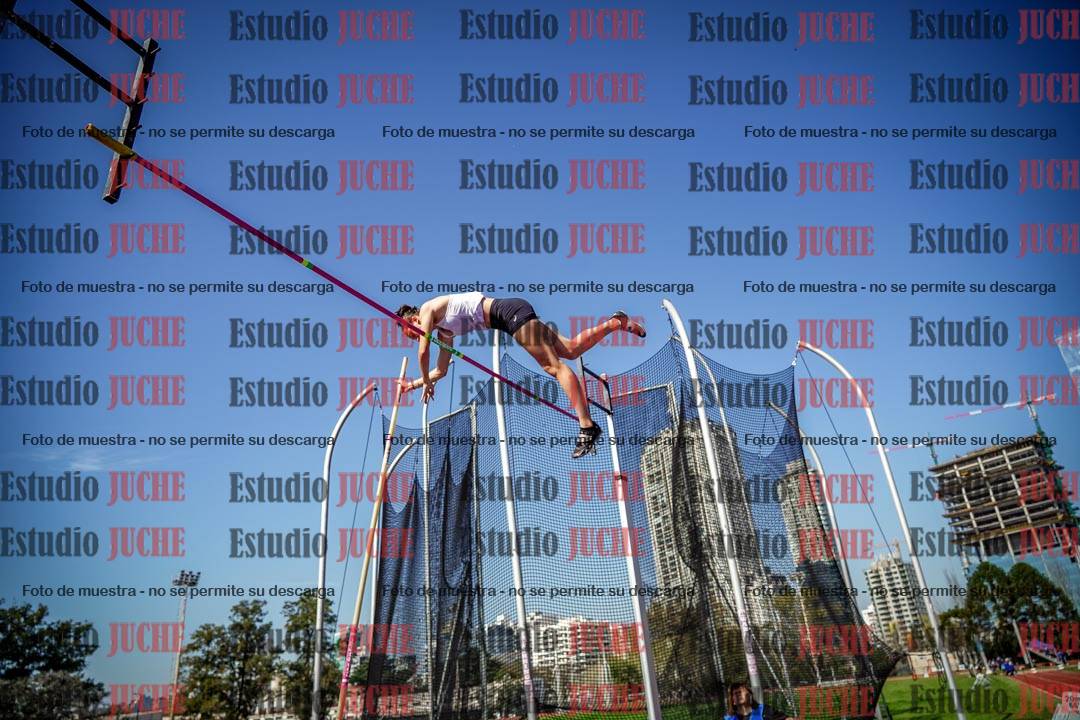 Fotos del salto con garrocha de mujeres y varones