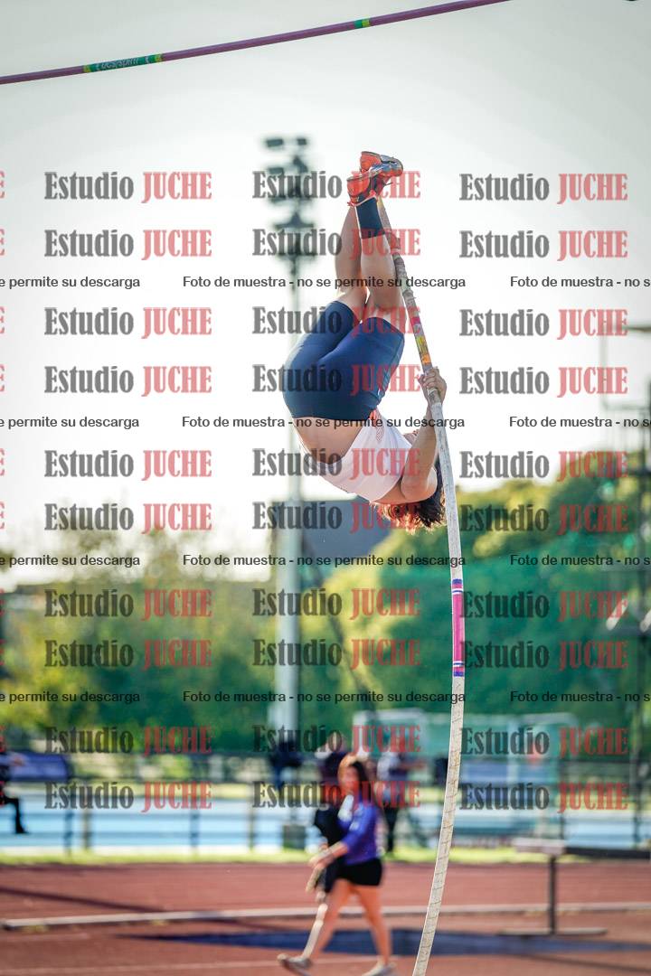 Fotos del salto con garrocha de mujeres y varones