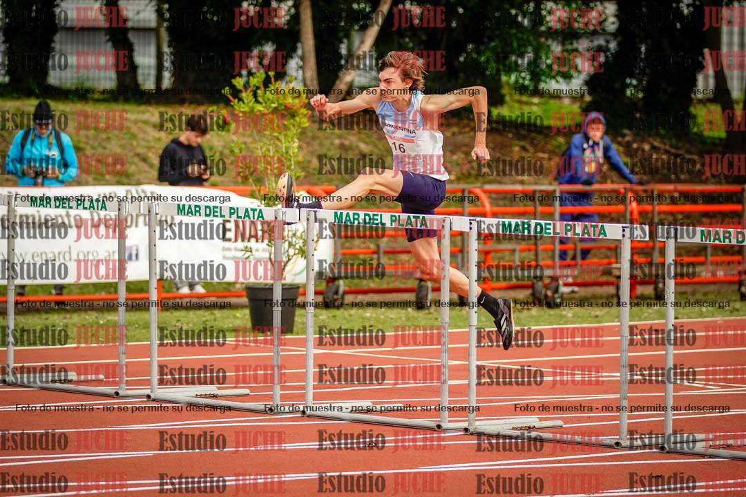 Fotos de los 110 m con vallas de varones