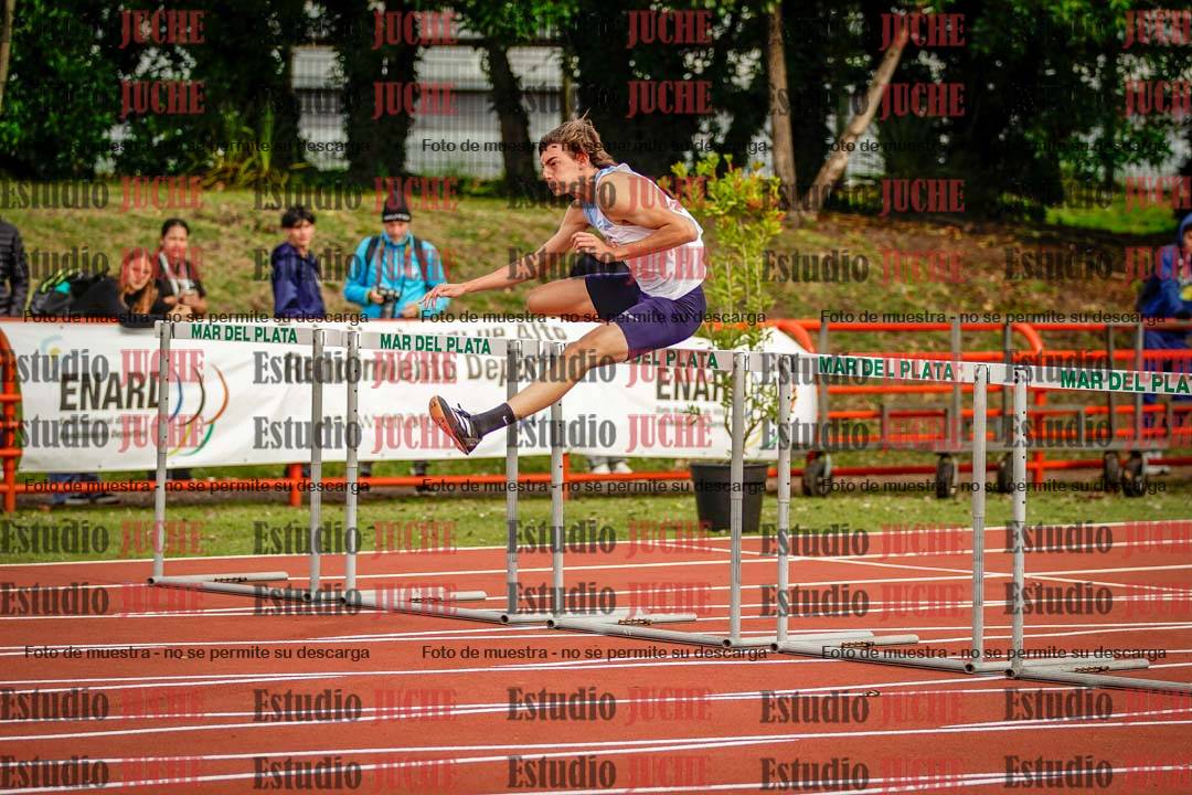 Fotos de los 110 m con vallas de varones