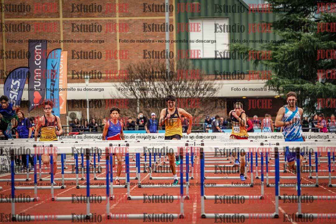 Fotos de los 110 m con vallas de varones