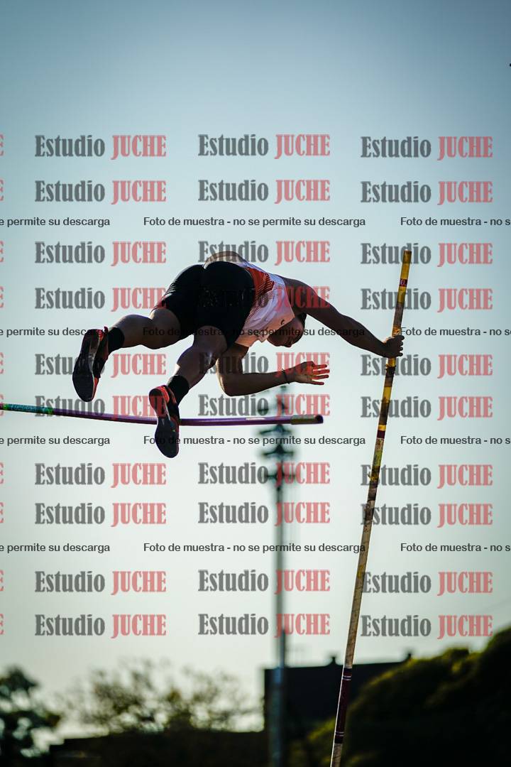 Fotos del salto con garrocha de mujeres y varones