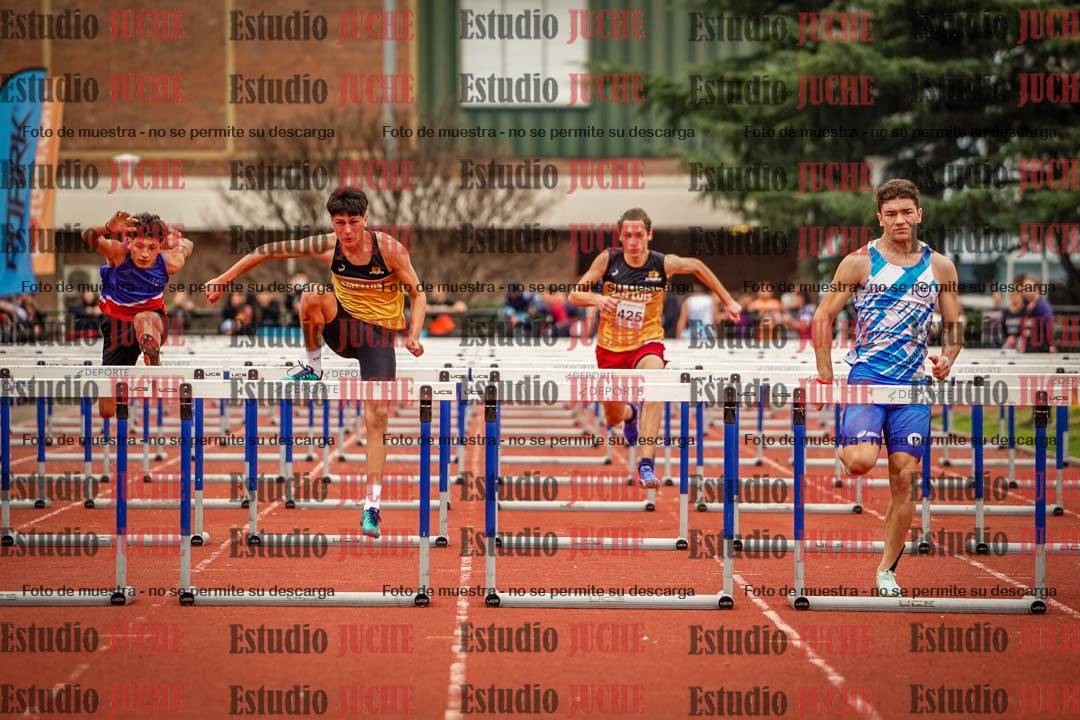 Fotos de los 110 m con vallas de varones