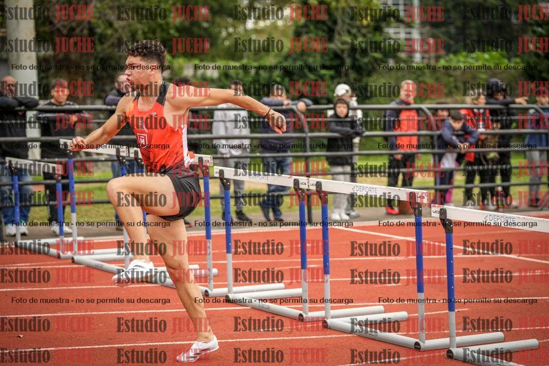 Fotos de los 110 m con vallas de varones
