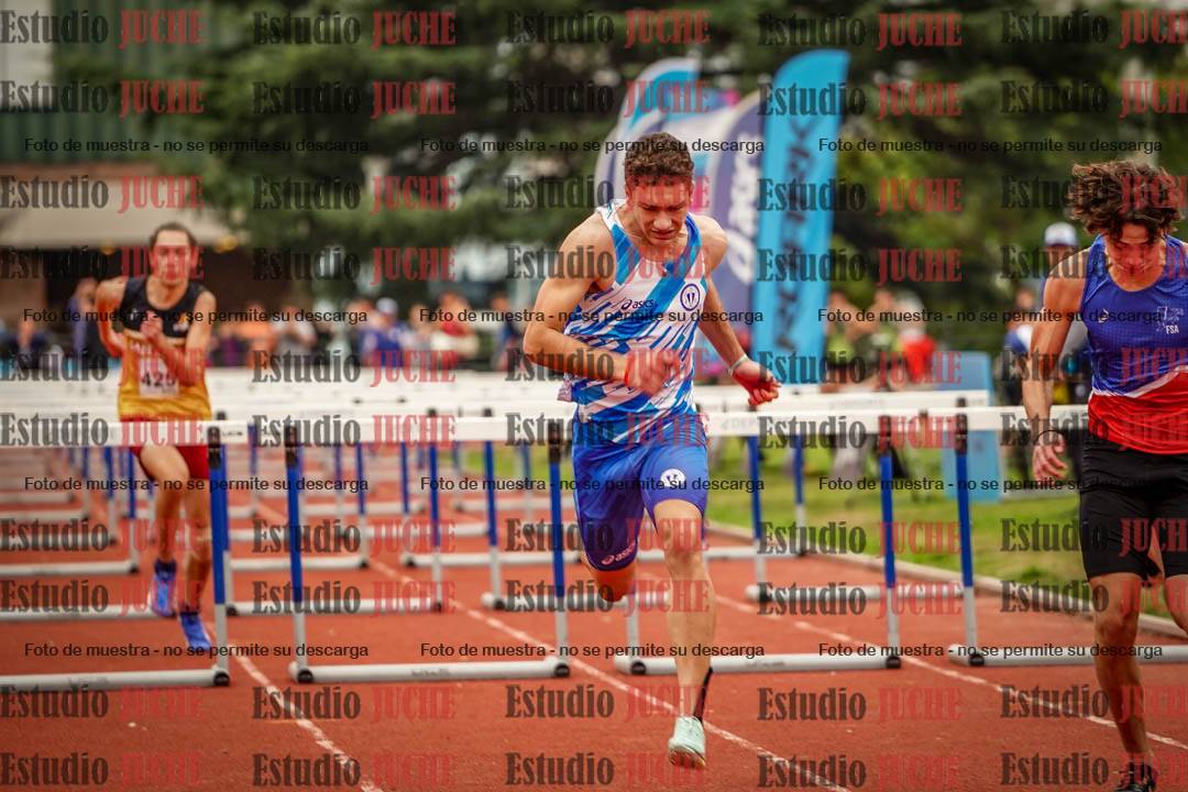 Fotos de los 110 m con vallas de varones