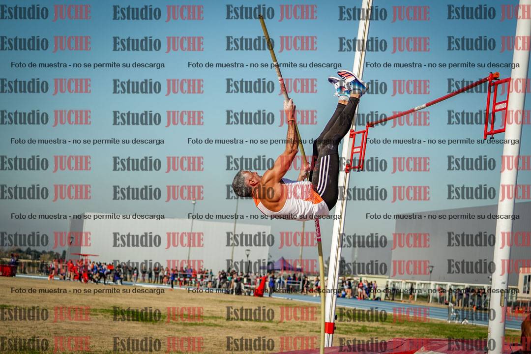 Fotos del salto con garrocha de mujeres y varones