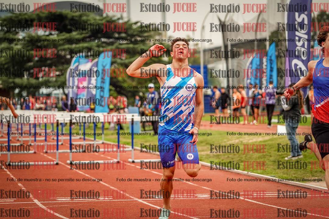 Fotos de los 110 m con vallas de varones