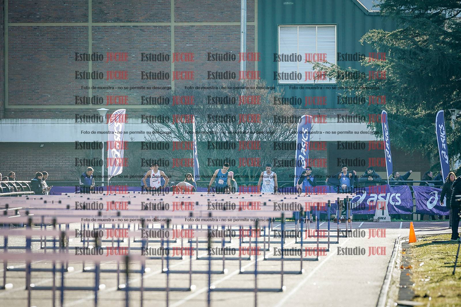 Fotos de los 110 m con vallas de varones - decatlón 6
