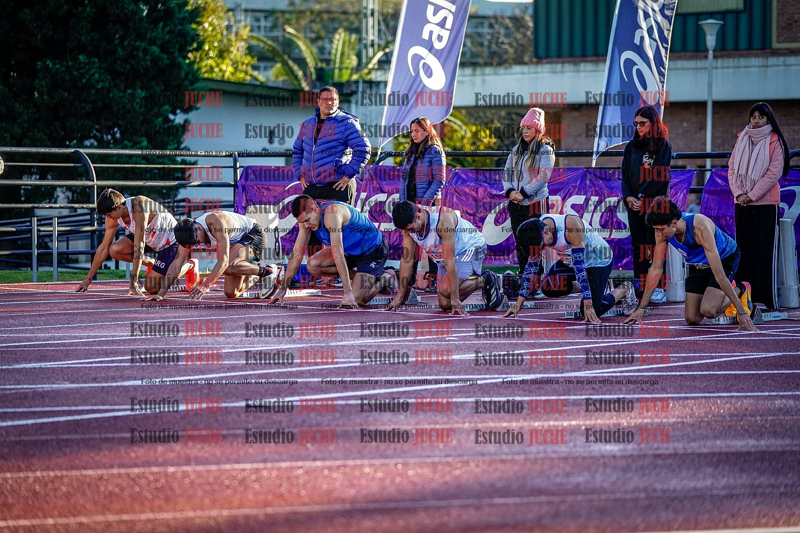 Fotos de los 110 m con vallas de varones - decatlón 6