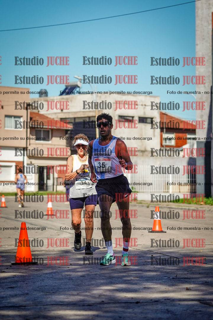 Fotos de los 20.000 m de marcha atlética de mujeres y varones