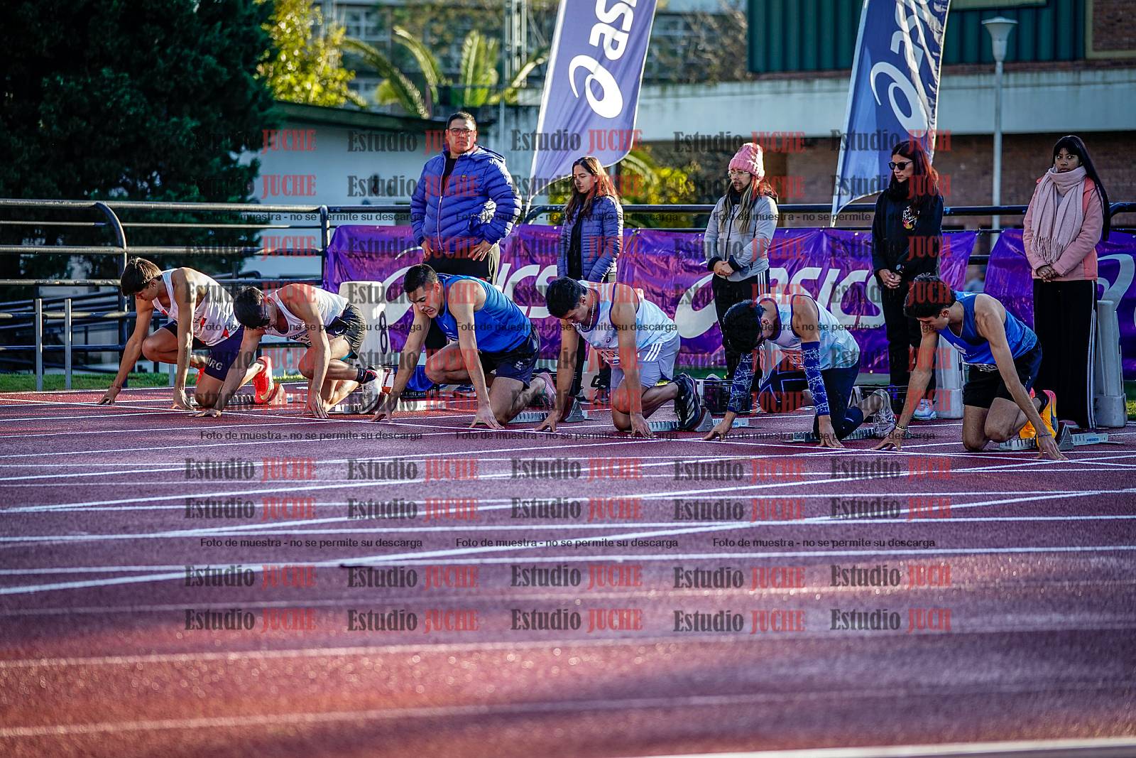 Fotos de los 110 m con vallas de varones - decatlón 6