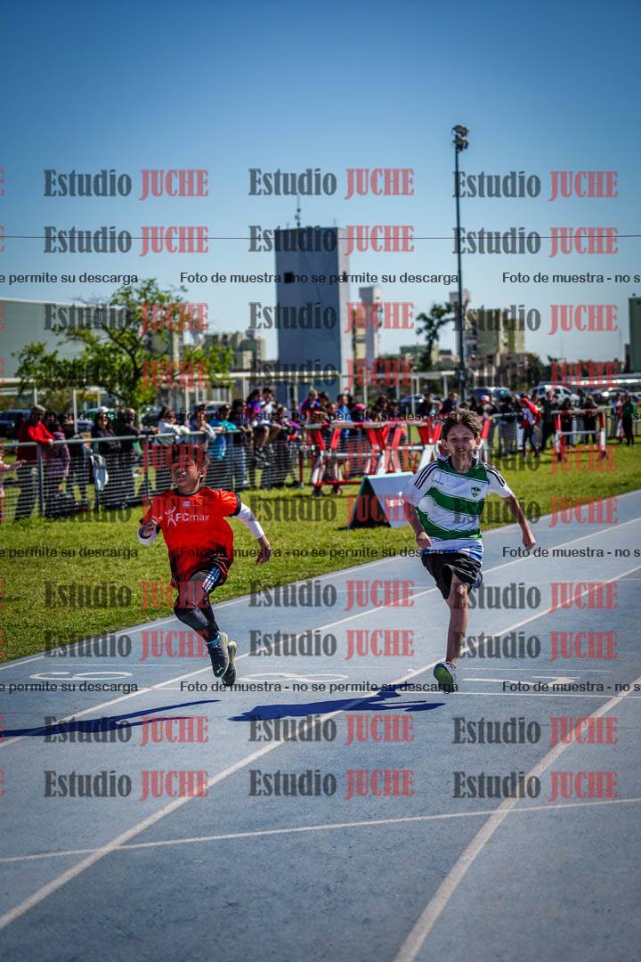 Fotos de los 50 m llanos de varones
