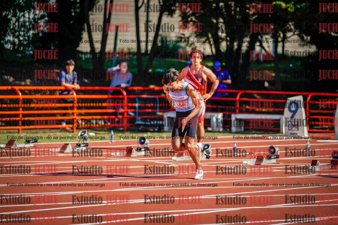 Fotos de los 100 m de varones