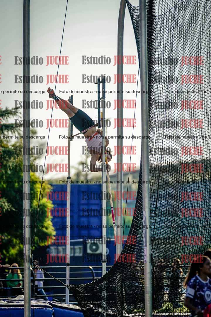 Fotos del salto con garrocha de mujeres y varones