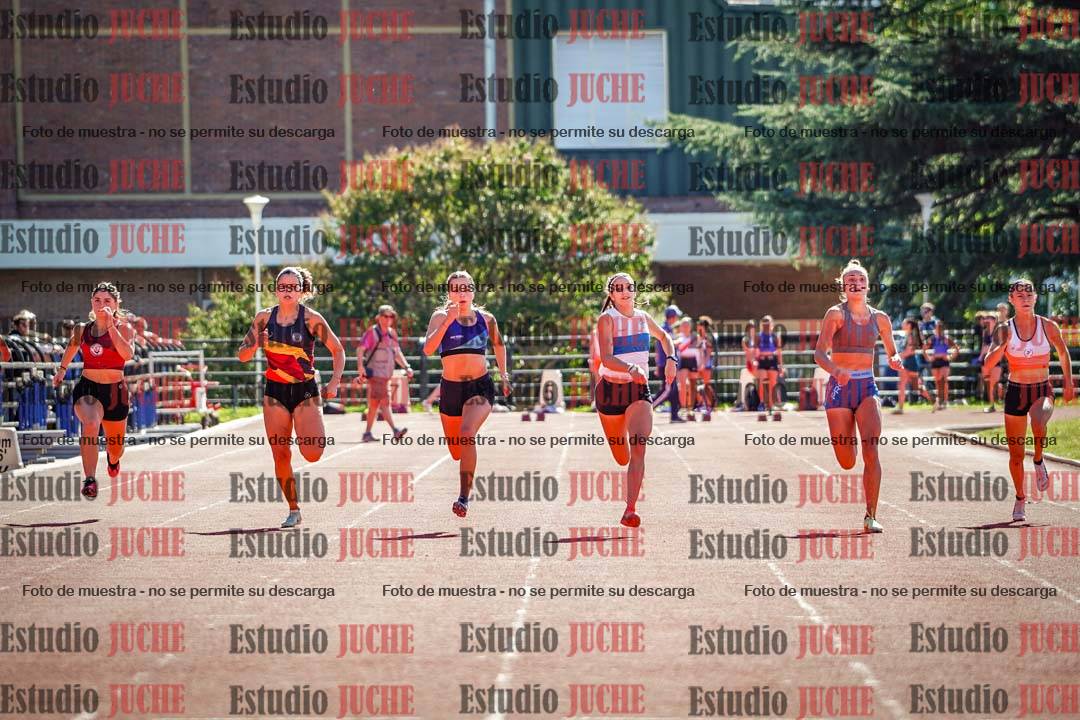 Fotos de los 100 m llanos de mujeres