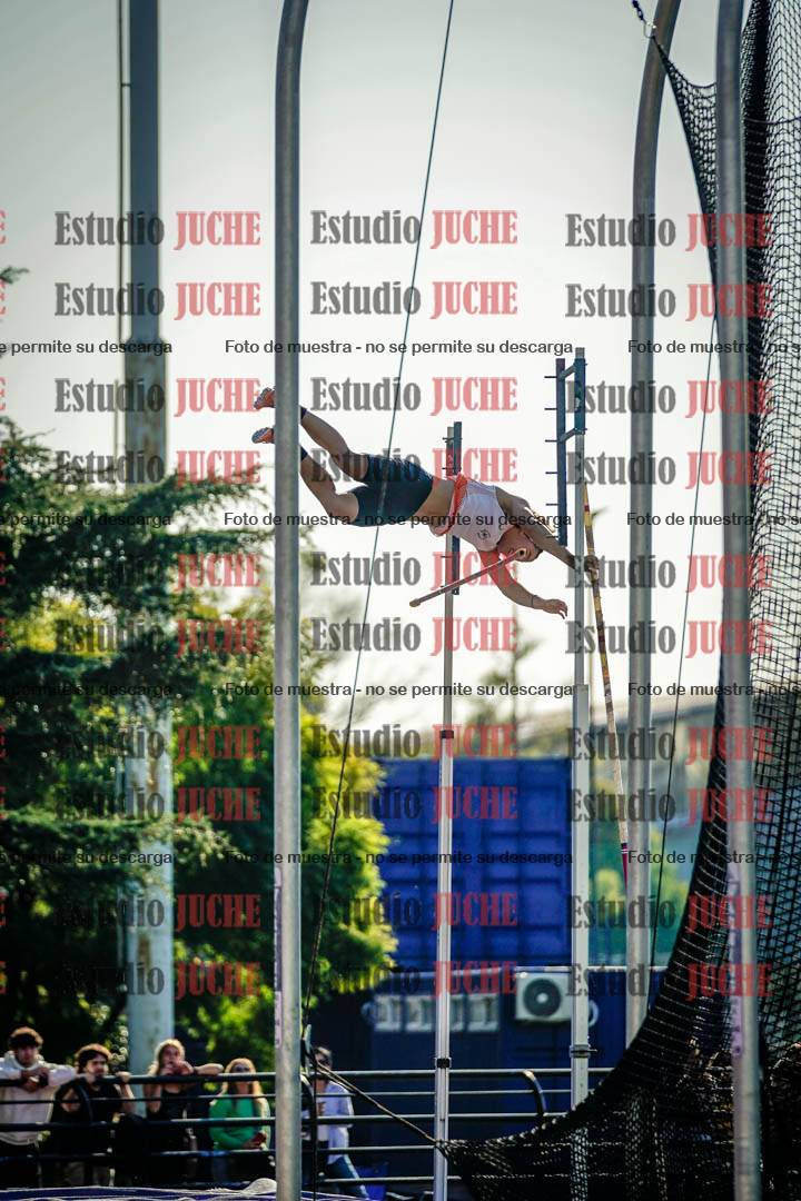 Fotos del salto con garrocha de mujeres y varones