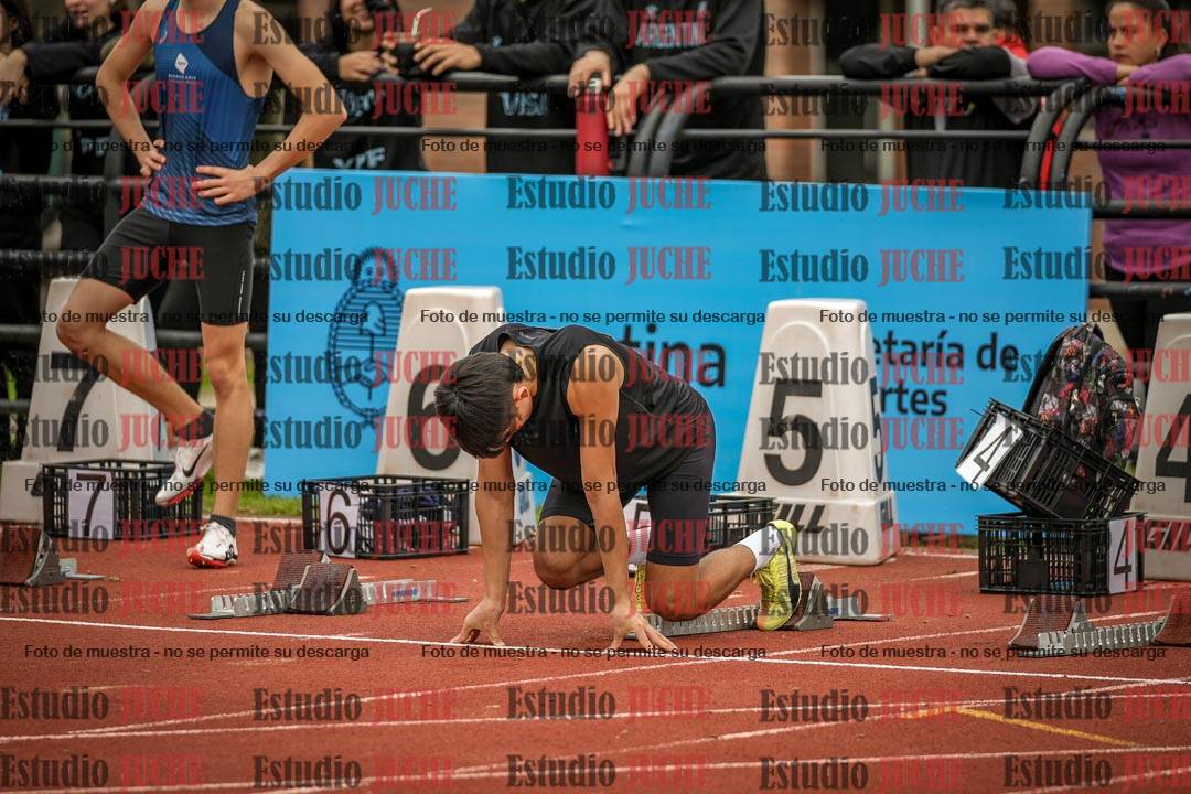 Fotos de los 110 m con vallas de varones