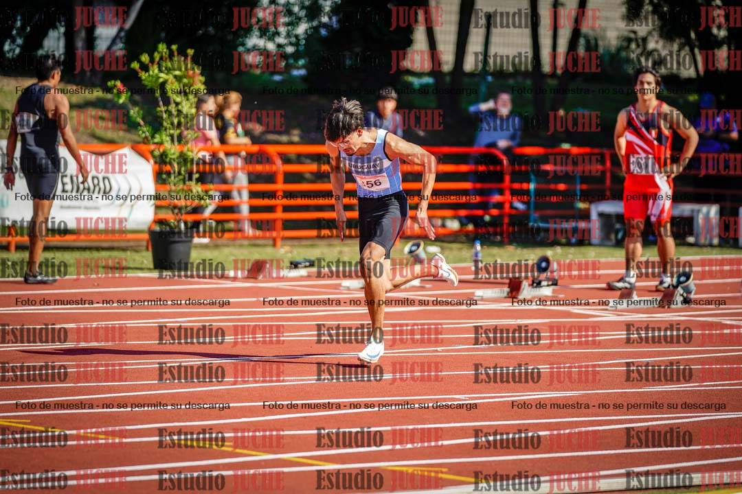 Fotos de los 100 m de varones