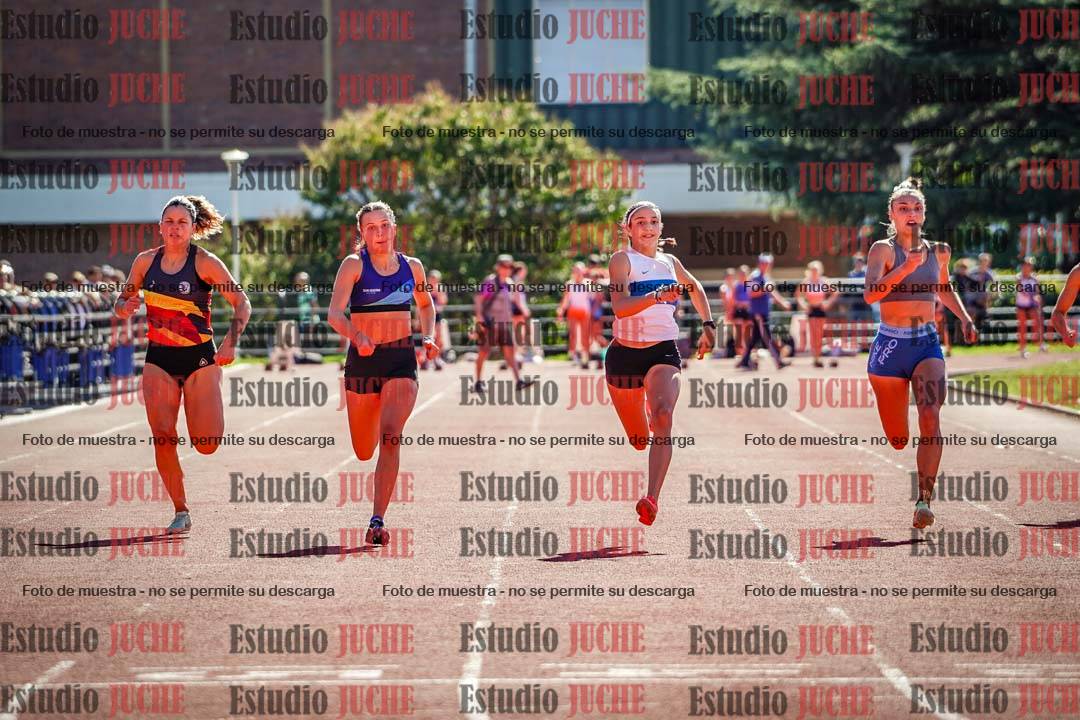 Fotos de los 100 m llanos de mujeres