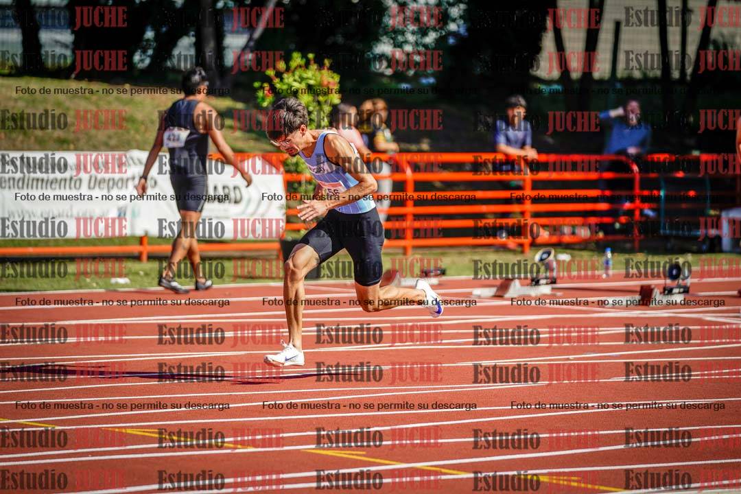 Fotos de los 100 m de varones