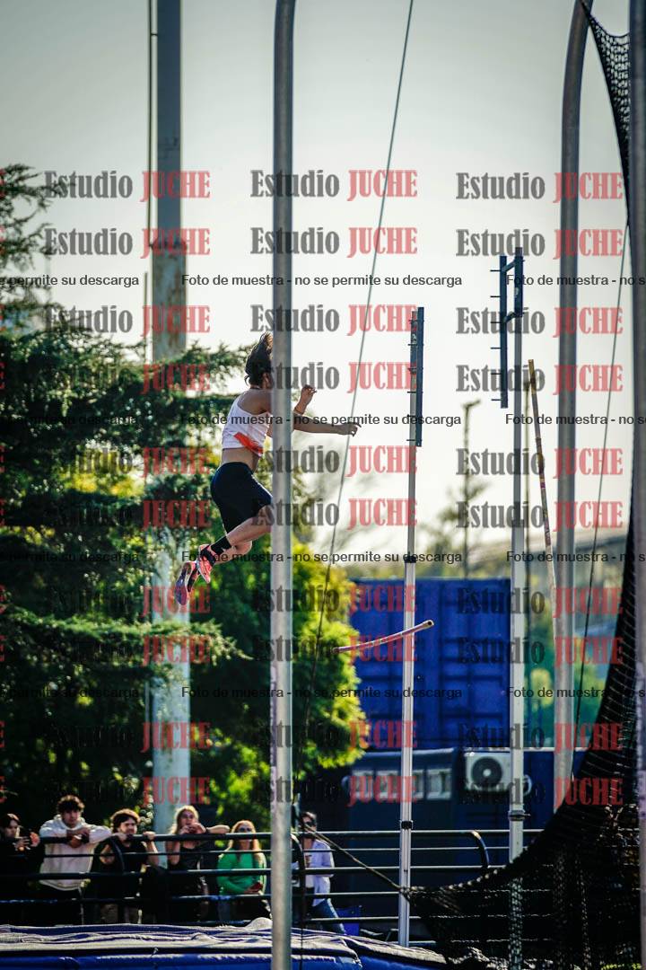 Fotos del salto con garrocha de mujeres y varones