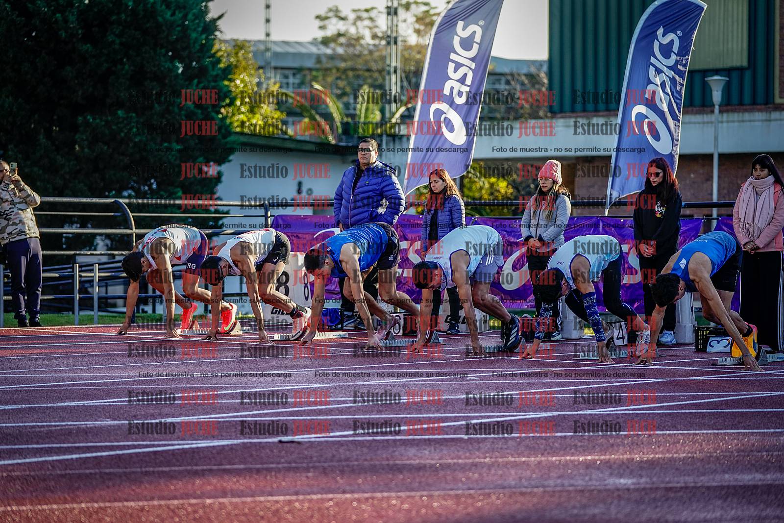 Fotos de los 110 m con vallas de varones - decatlón 6