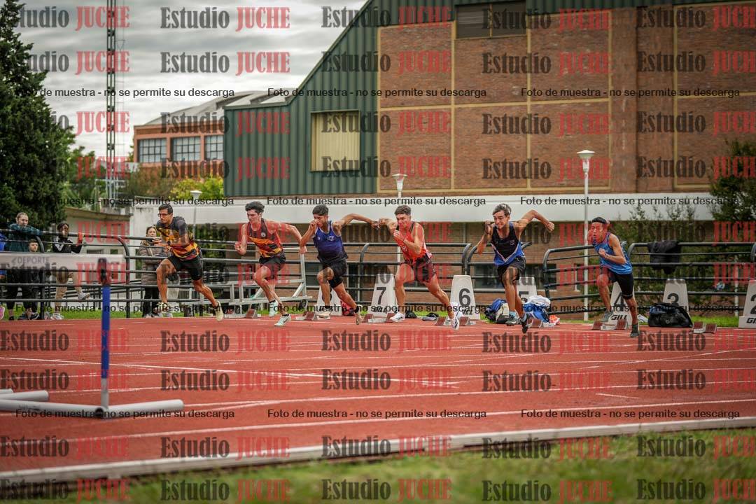 Fotos de los 110 m con vallas de varones