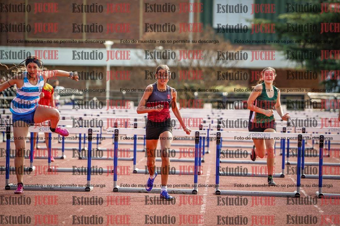 Fotos de los 80 m con vallas de mujeres - hexatlón 1