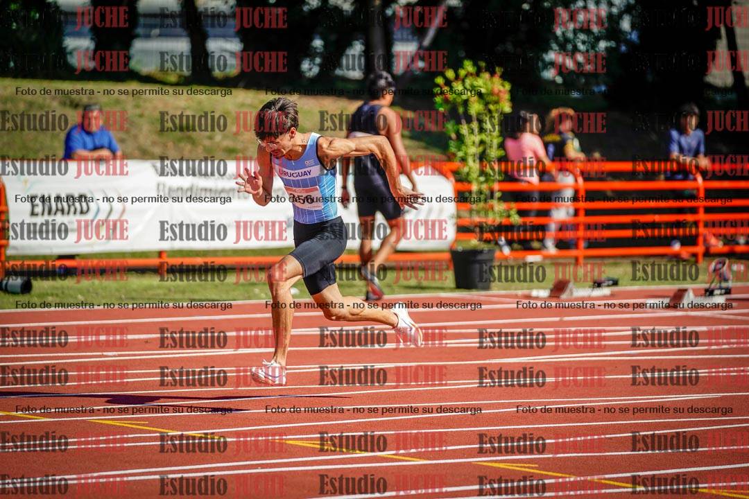 Fotos de los 100 m de varones