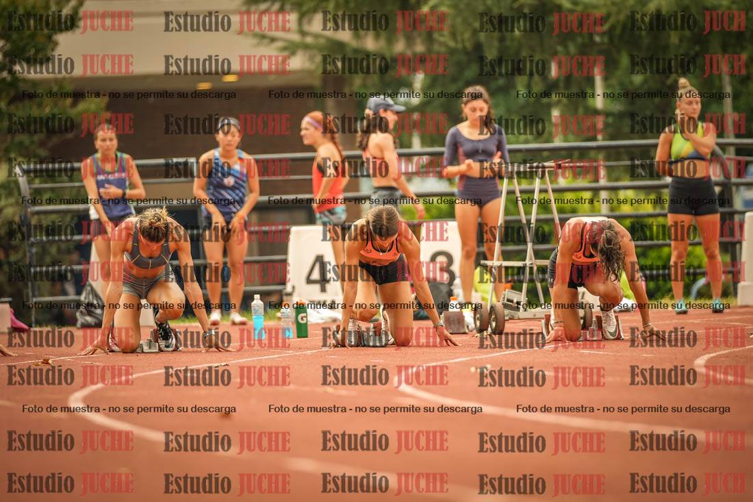 Fotos de los 100 m llanos de mujeres