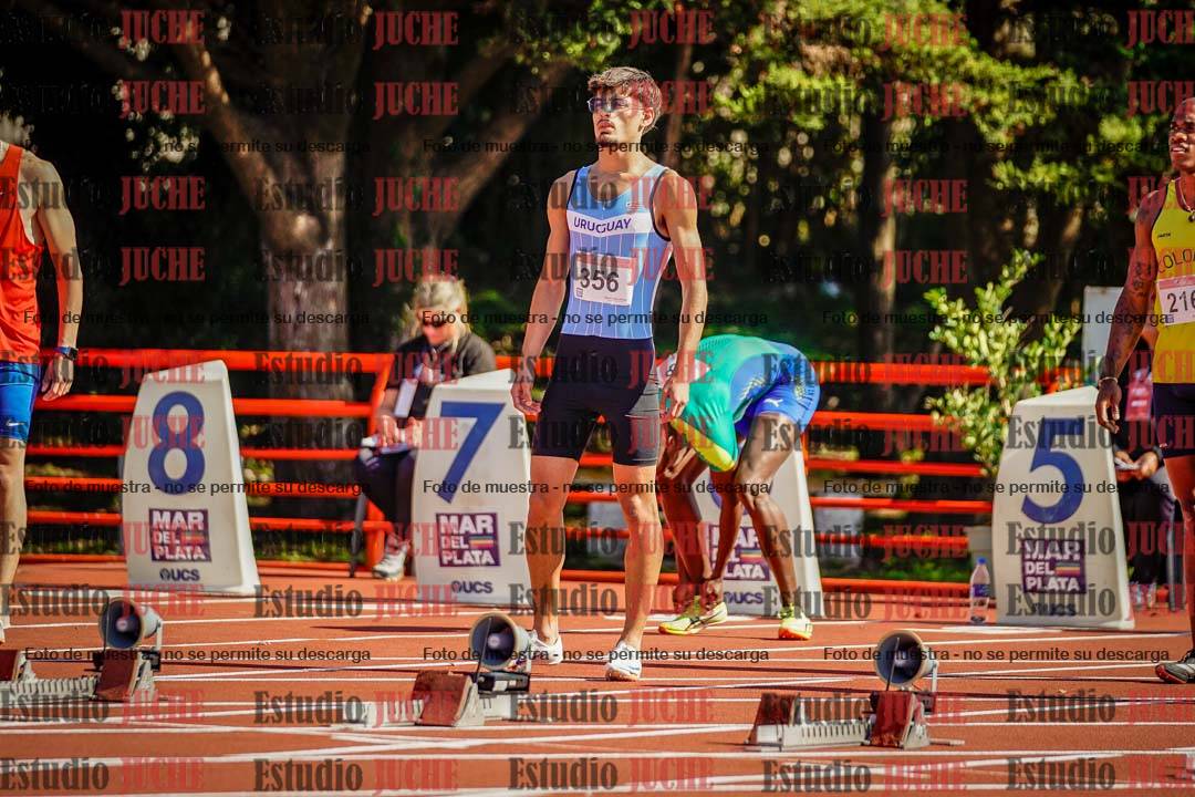 Fotos de los 100 m de varones