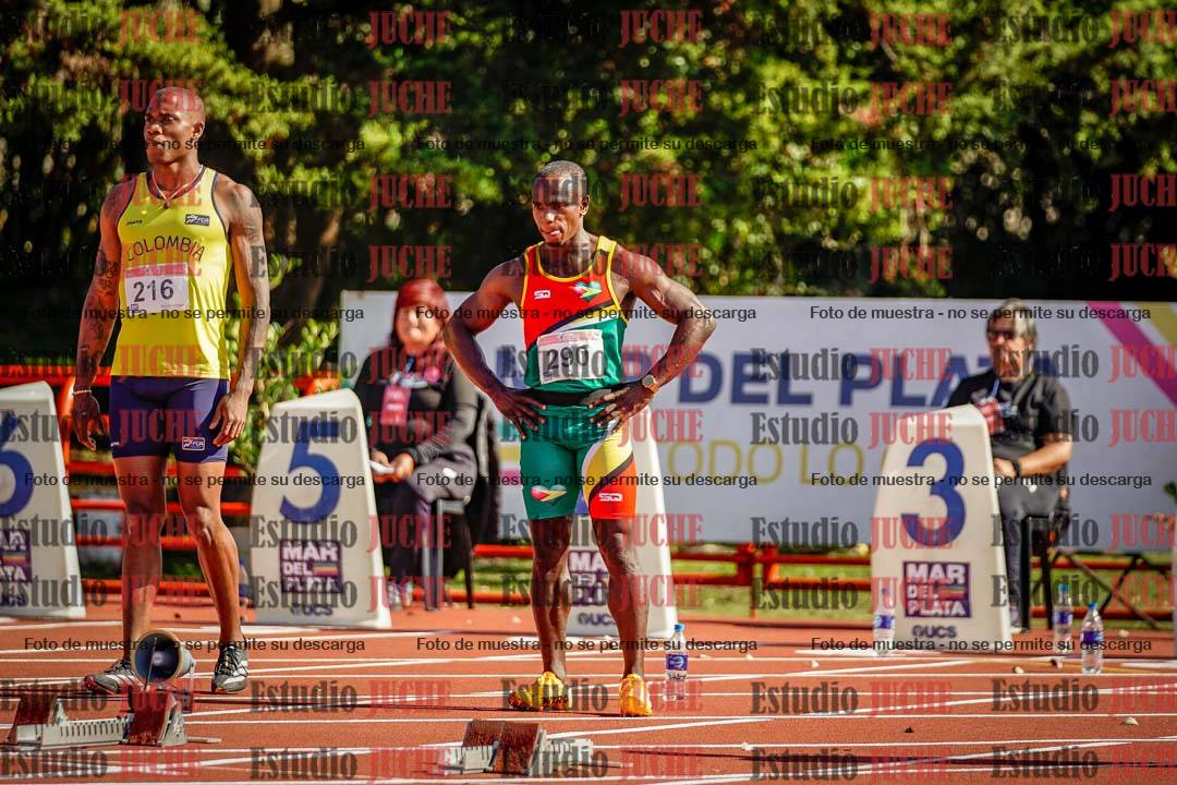 Fotos de los 100 m de varones