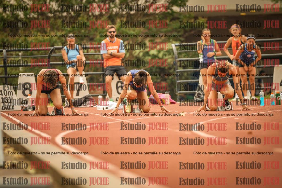Fotos de los 100 m llanos de mujeres