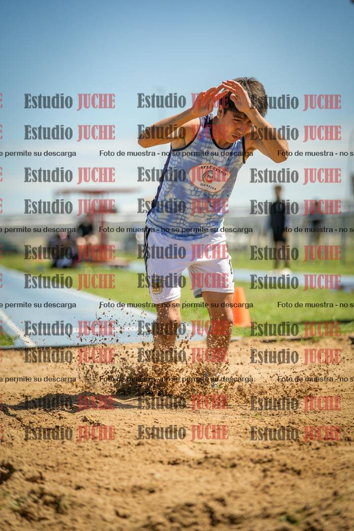 Fotos del salto en largo de varones