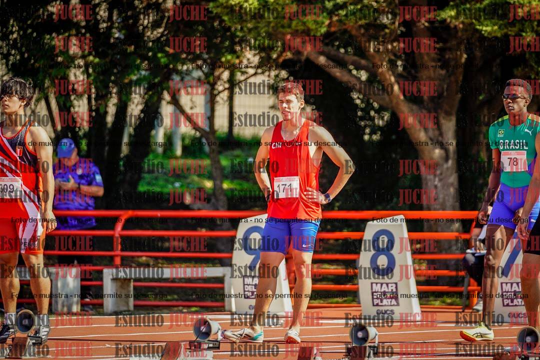 Fotos de los 100 m de varones