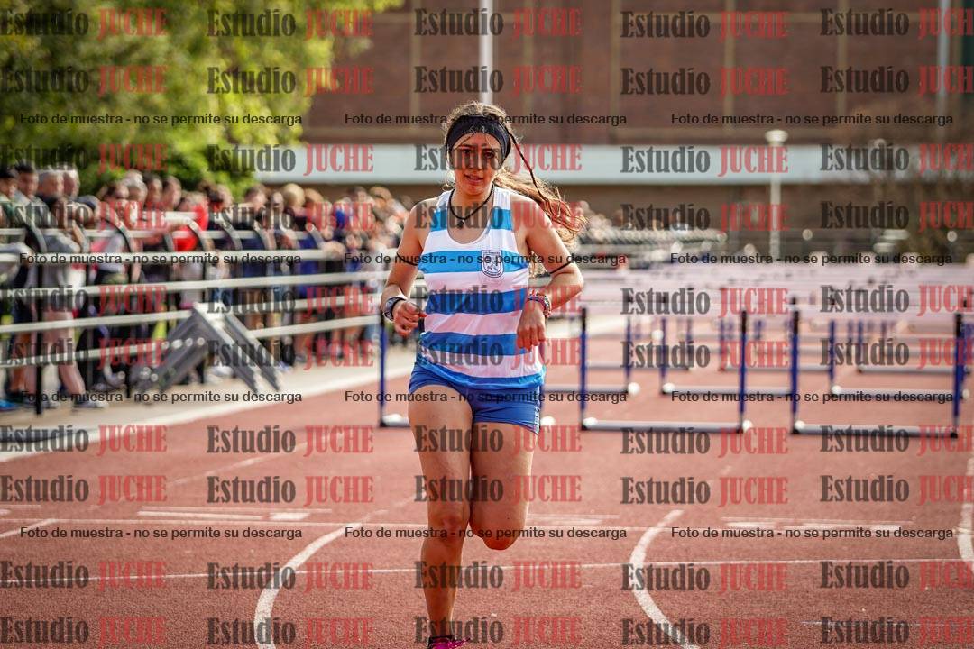 Fotos de los 80 m con vallas de mujeres - hexatlón 1