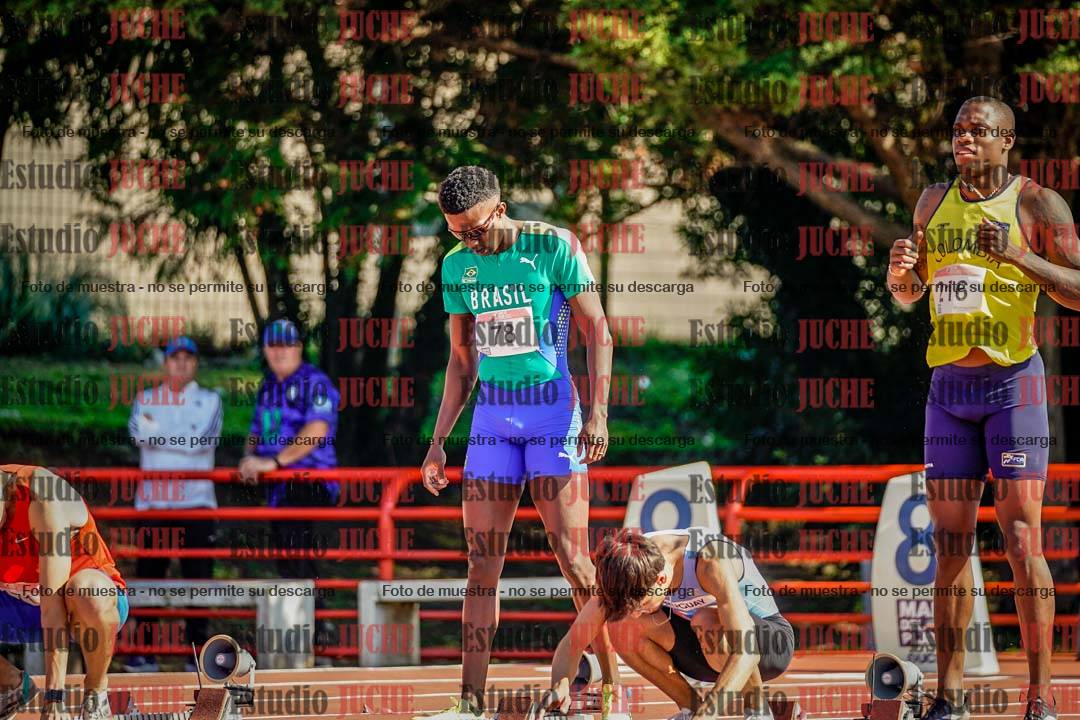 Fotos de los 100 m de varones