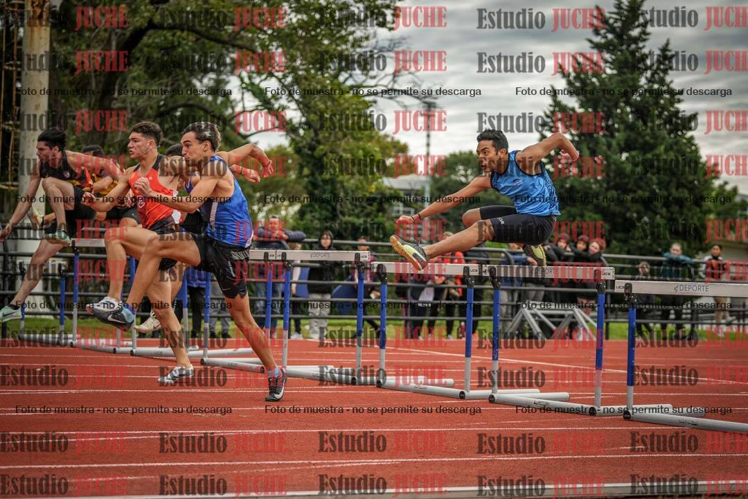 Fotos de los 110 m con vallas de varones