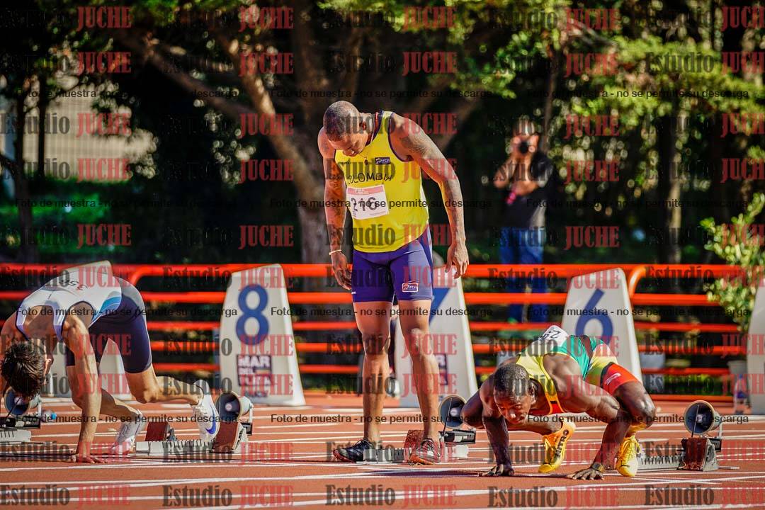 Fotos de los 100 m de varones